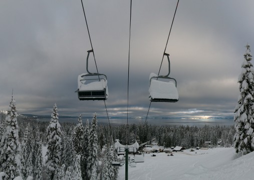 After the Storm, Homewood Ski Area.